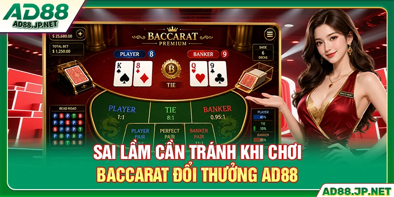 Sai lầm cần tránh khi chơi baccarat đổi thưởng AD88